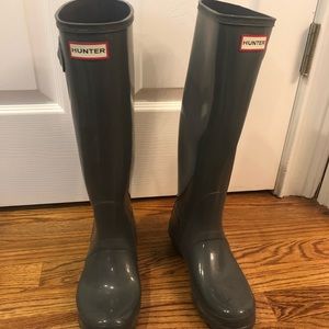 Hunter full length rain boots